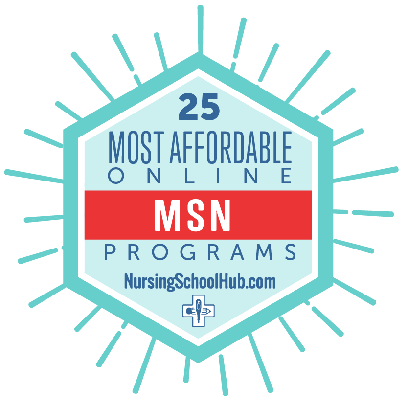 25 Most Affordable Online MSN Programs Nursing School Hub